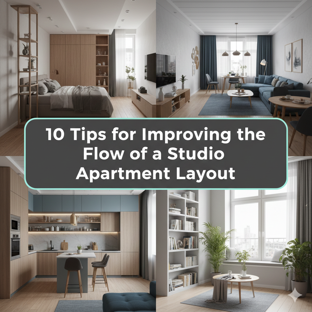 10 Tips for Improving the Flow of a Studio Apartment Layout