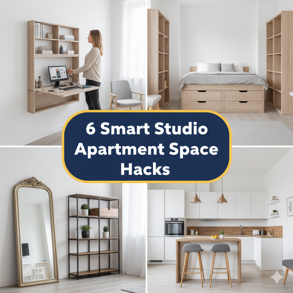 6 Smart Studio Apartment Space Hacks for Perfect Furniture Placement