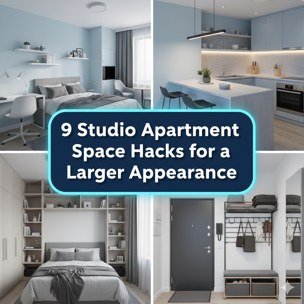 9 Studio Apartment Space Hacks for a Larger Appearance