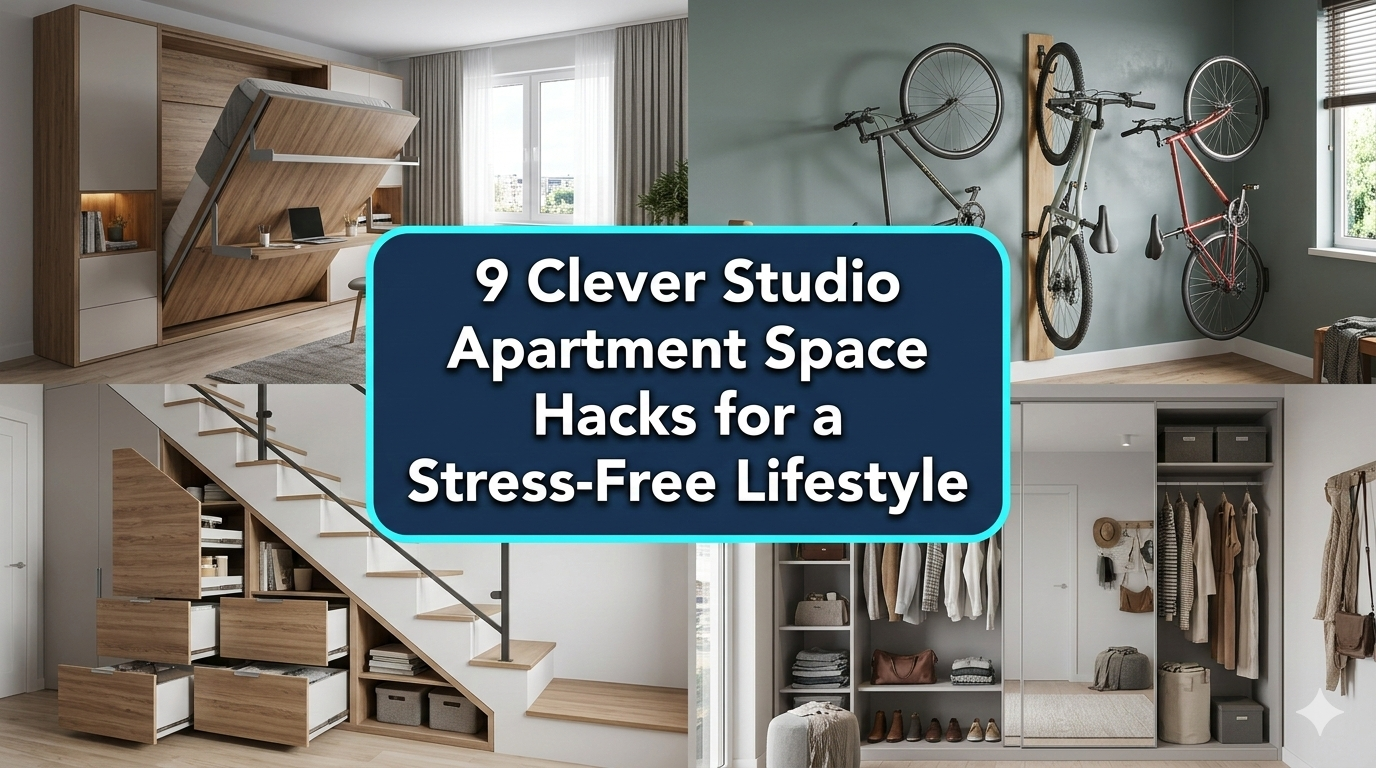 9 Clever Studio Apartment Space Hacks for a Stress-Free Lifestyle