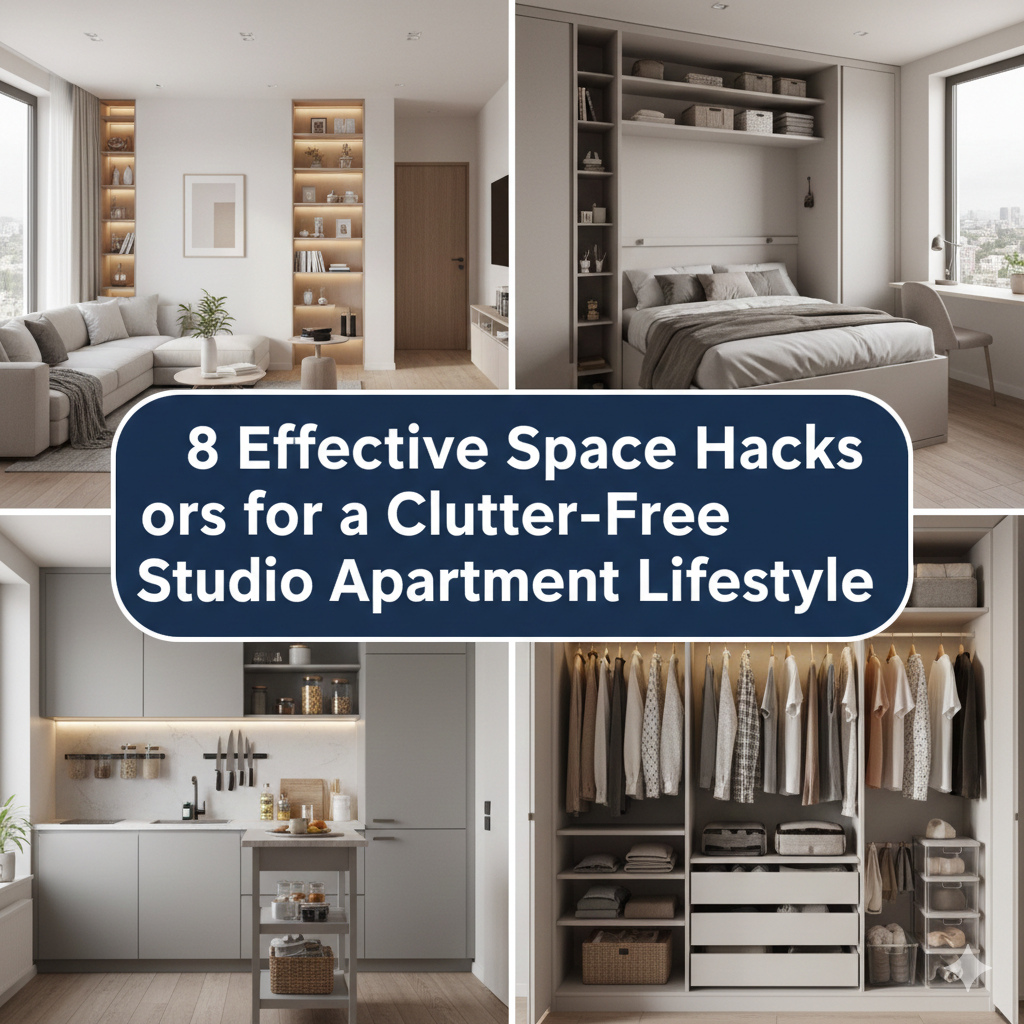 8 Effective Space Hacks for a Clutter-Free Studio Apartment Lifestyle