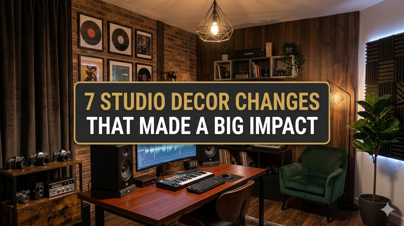 7 studio decor changes that made a big impact