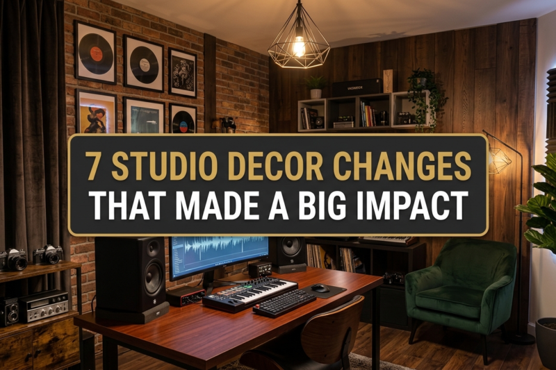 7 studio decor changes that made a big impact