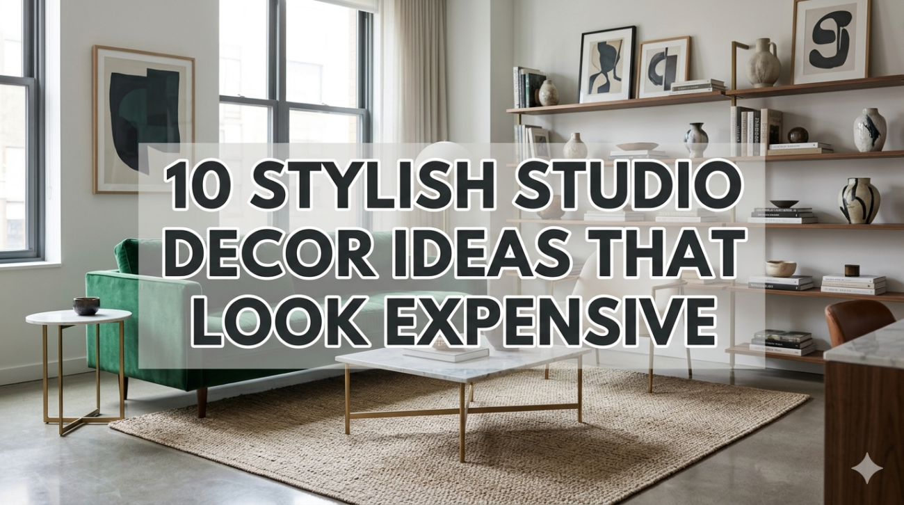 10 stylish studio decor ideas that look expensive