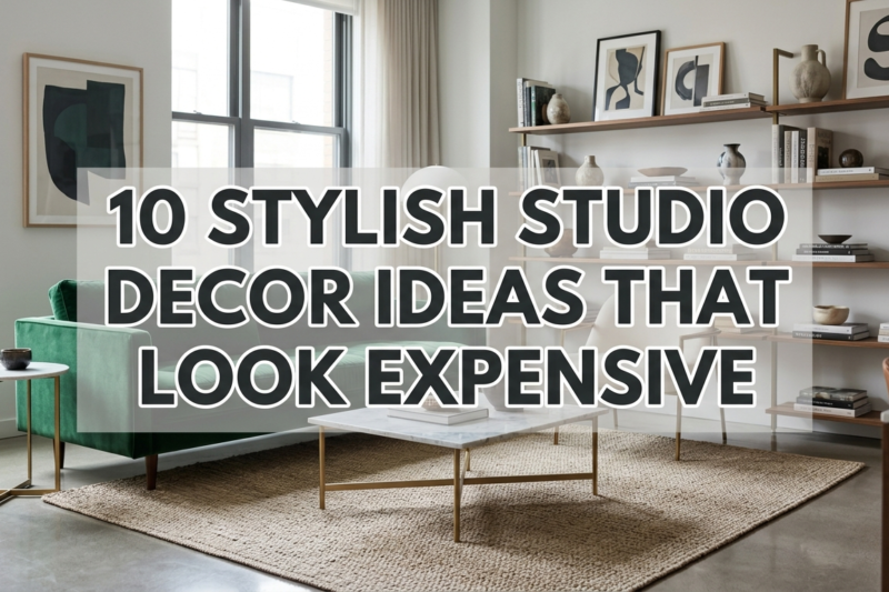10 stylish studio decor ideas that look expensive