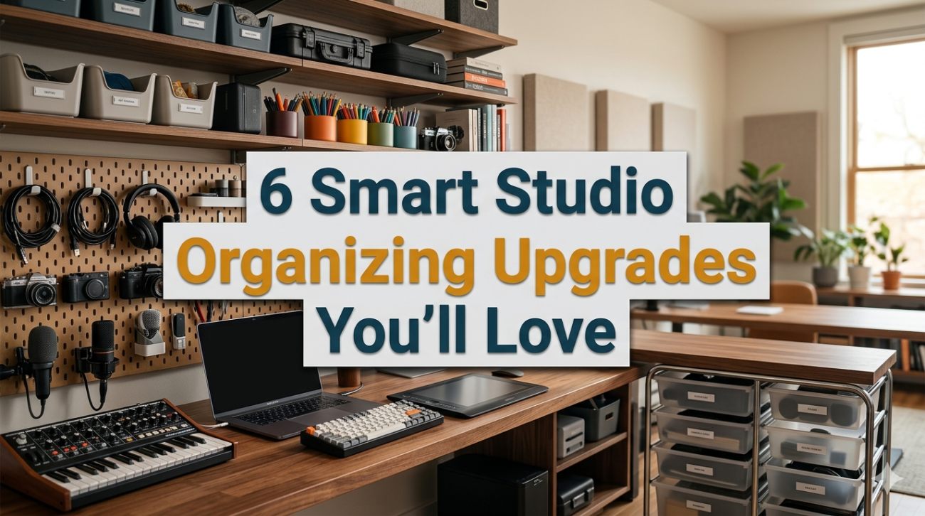 6 Smart Studio Organizing Upgrades You’ll Love