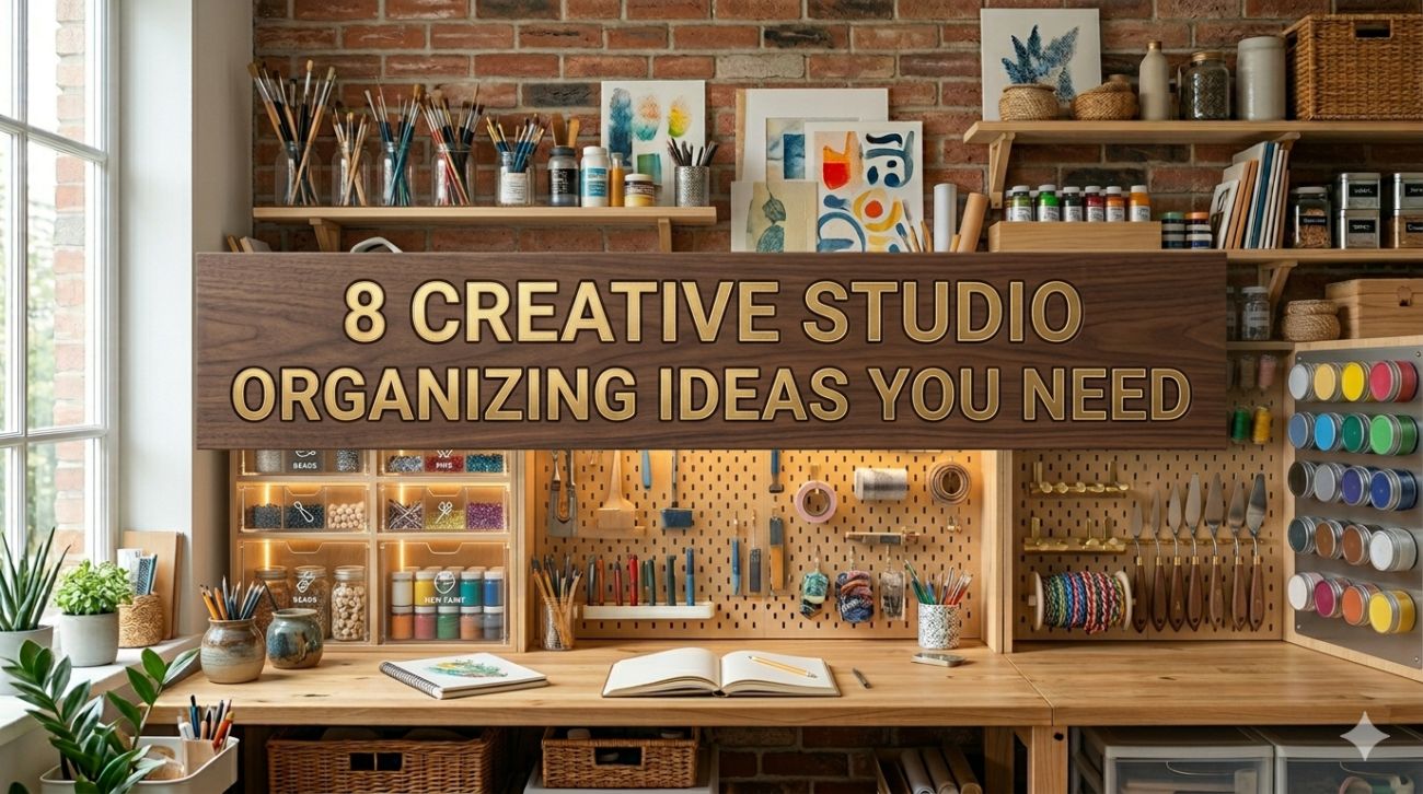 8 Creative Studio Organizing Ideas You Need