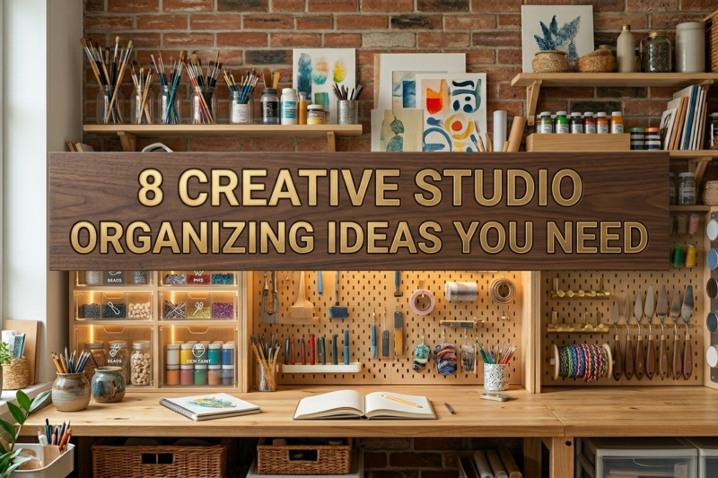 8 Creative Studio Organizing Ideas You Need