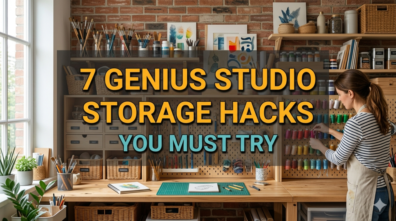 7 Genius Studio Storage Hacks You Must Try