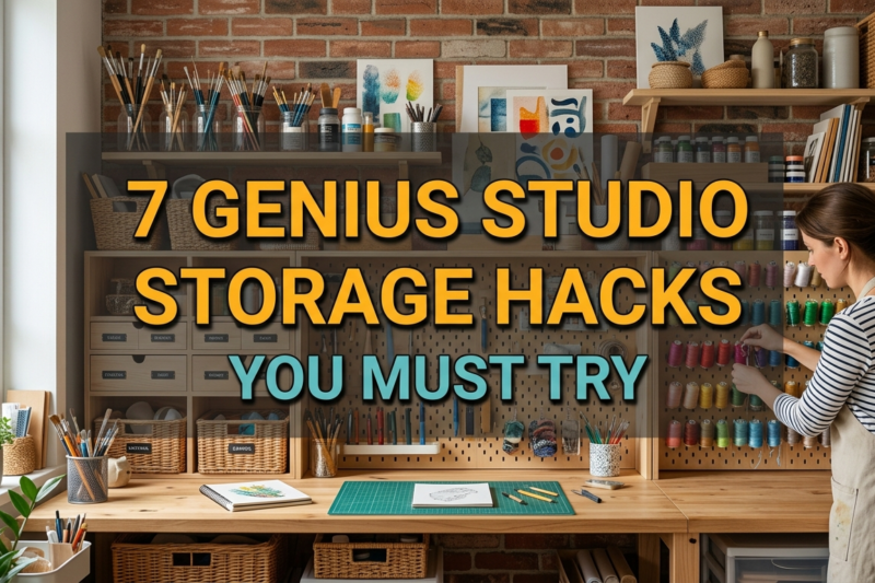 7 Genius Studio Storage Hacks You Must Try