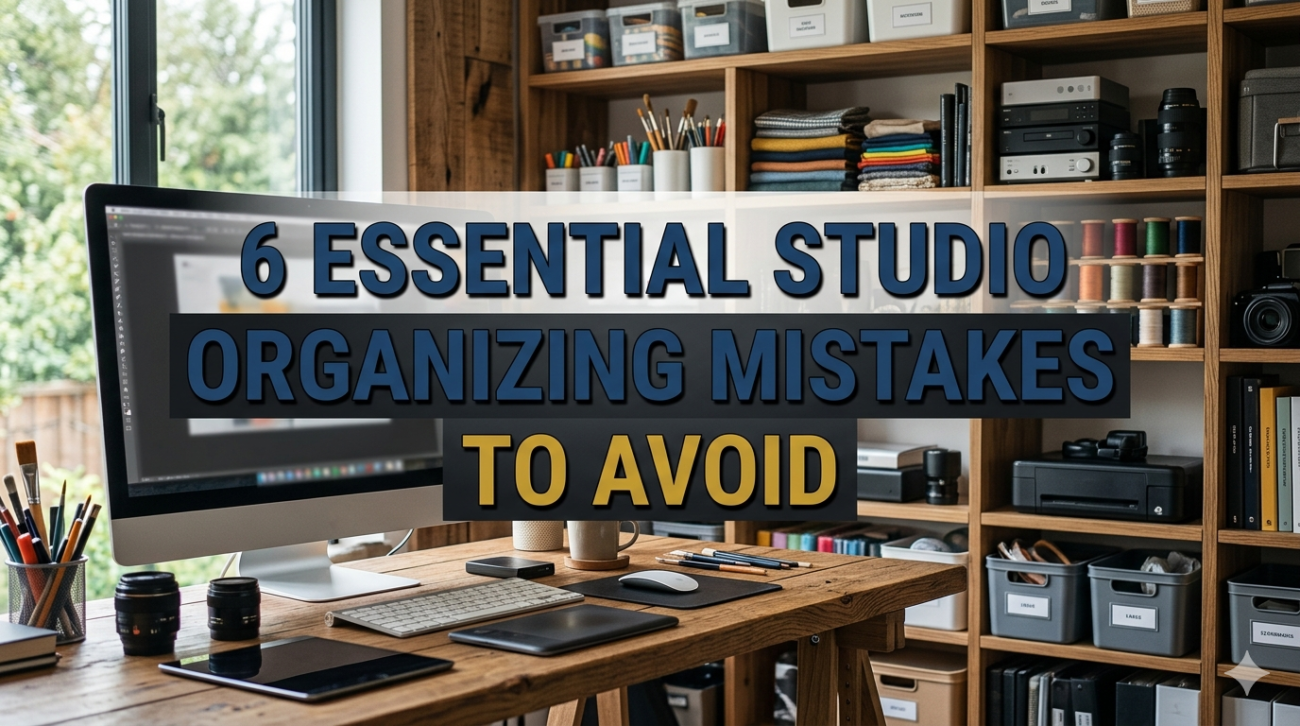 6 Essential Studio Organizing Mistakes to Avoid