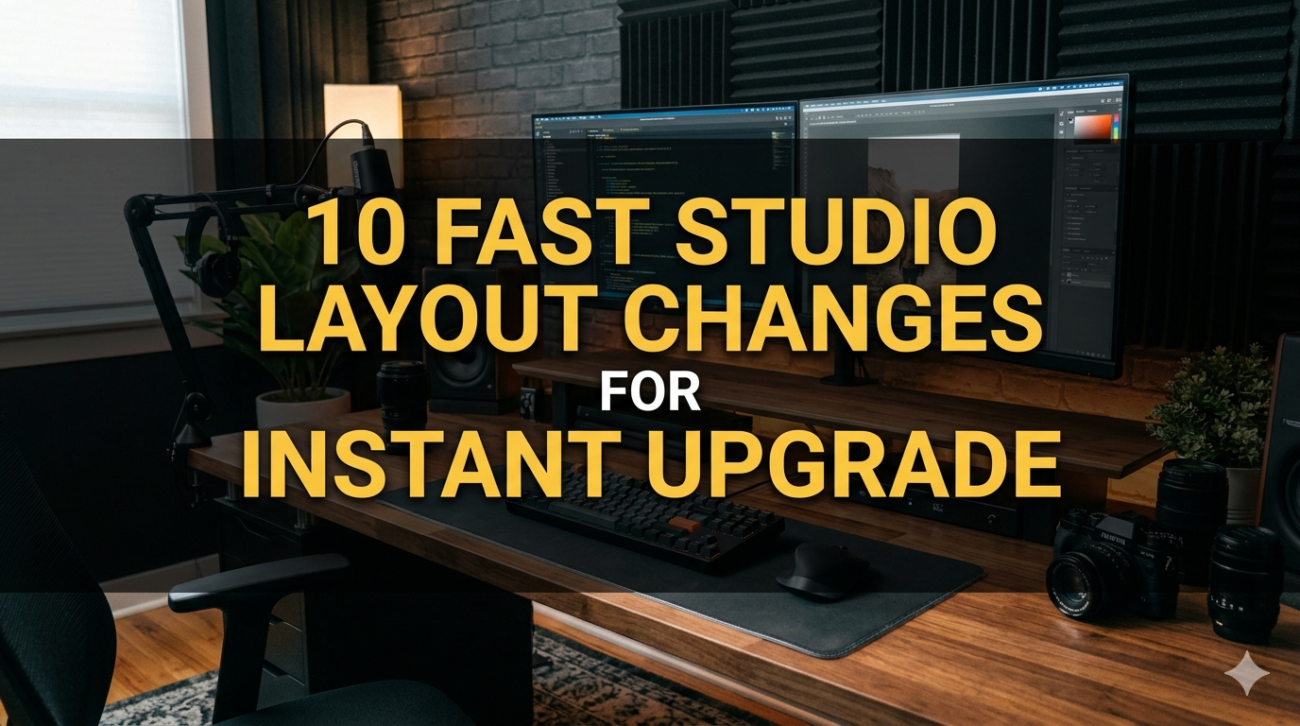 10 Fast Studio Layout Changes for Instant Upgrade