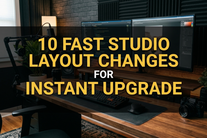 10 Fast Studio Layout Changes for Instant Upgrade