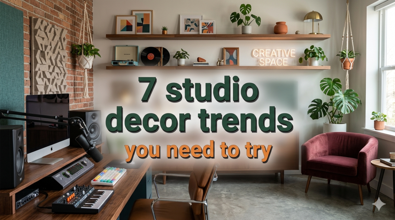 7 studio decor trends you need to try
