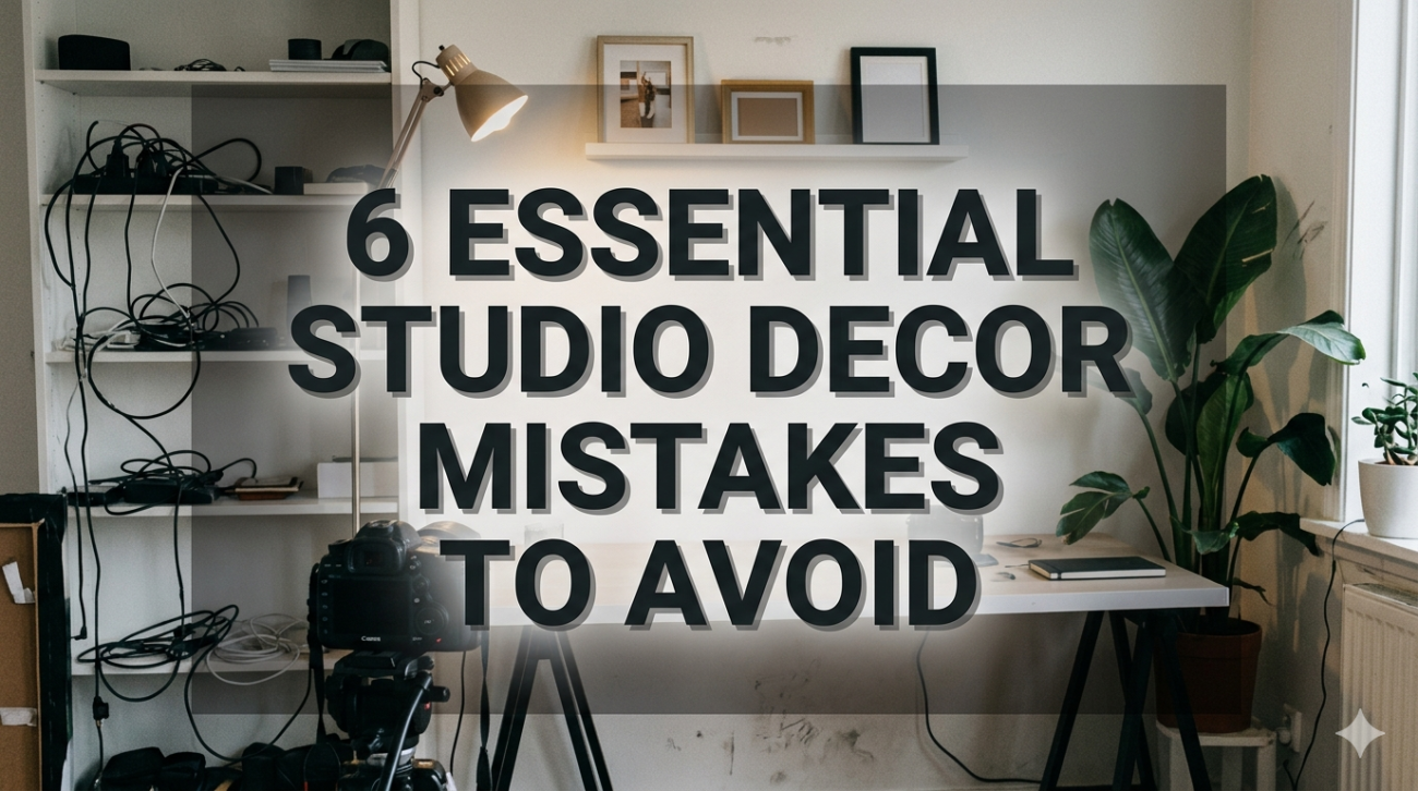 6 essential studio decor mistakes to avoid
