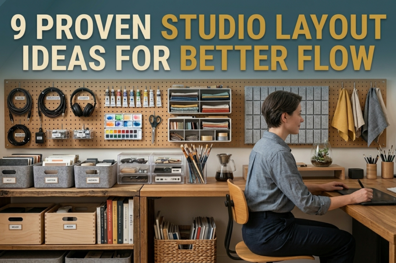 9 Proven Studio Layout Ideas for Better Flow