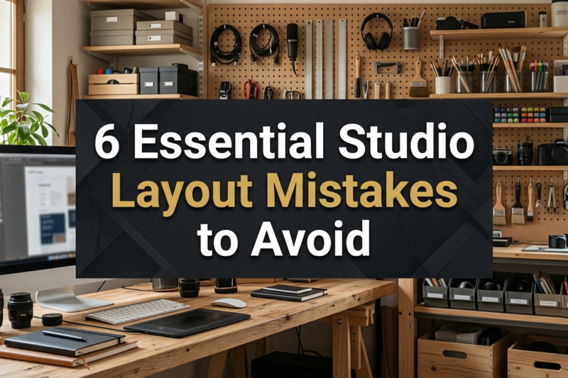 6 Essential Studio Layout Mistakes to Avoid