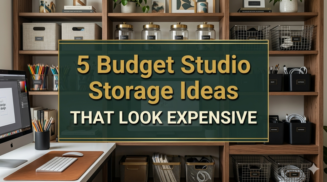 5 Budget Studio Storage Ideas That Look Expensive