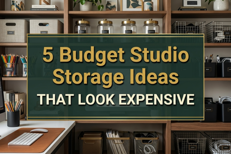 5 Budget Studio Storage Ideas That Look Expensive