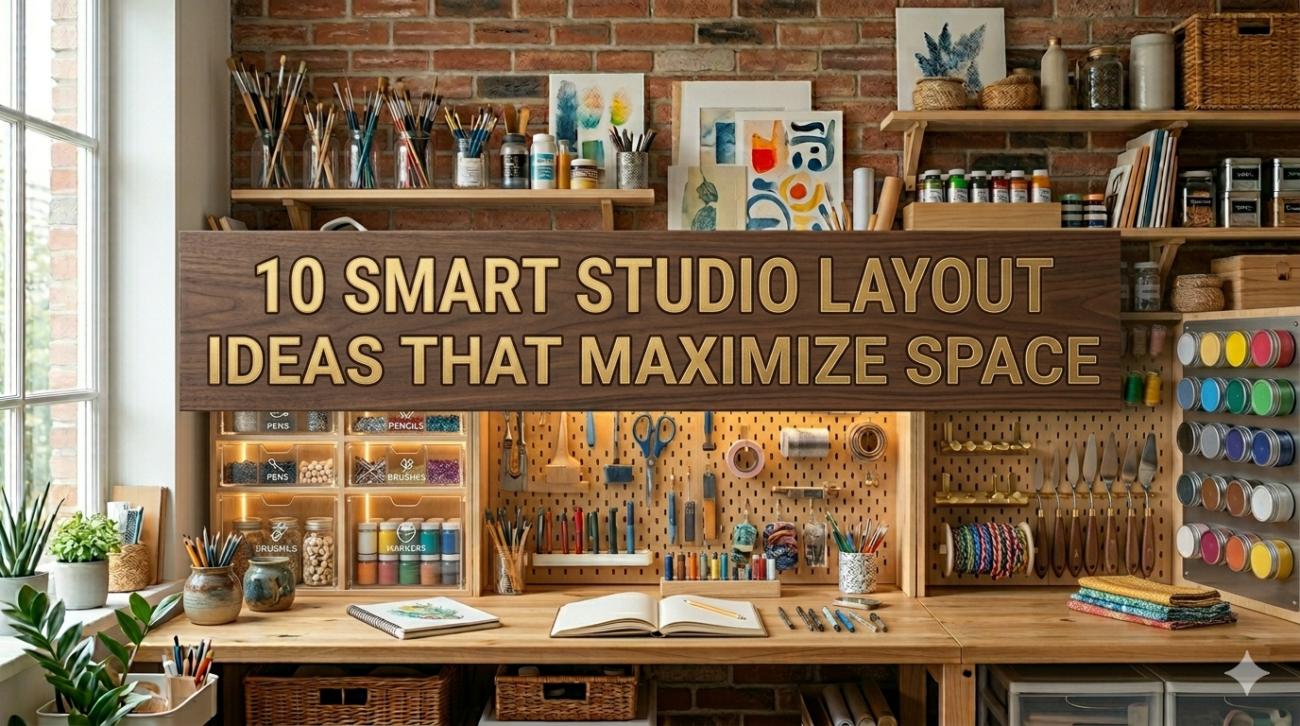 10 Smart Studio Layout Ideas That Maximize Space