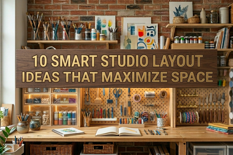 10 Smart Studio Layout Ideas That Maximize Space