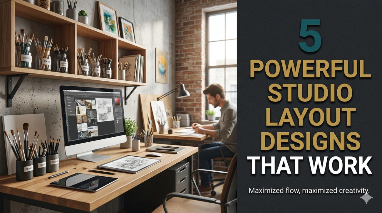 5 Powerful Studio Layout Designs That Work