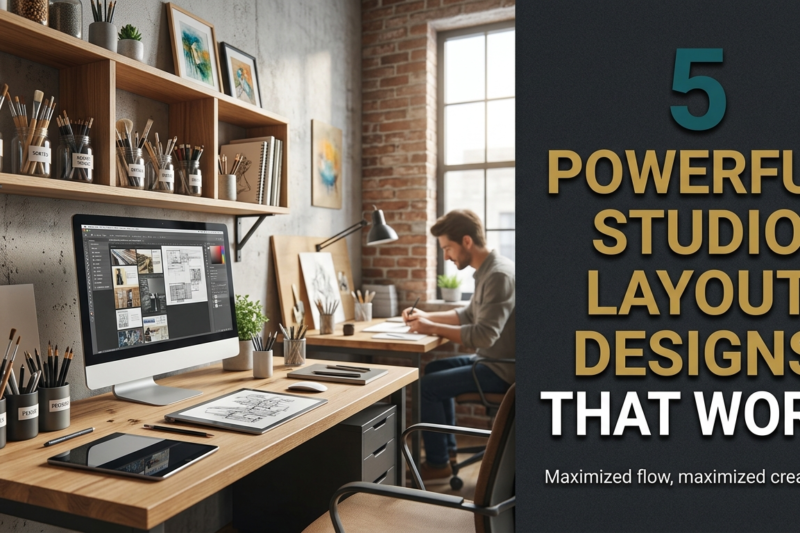 5 Powerful Studio Layout Designs That Work