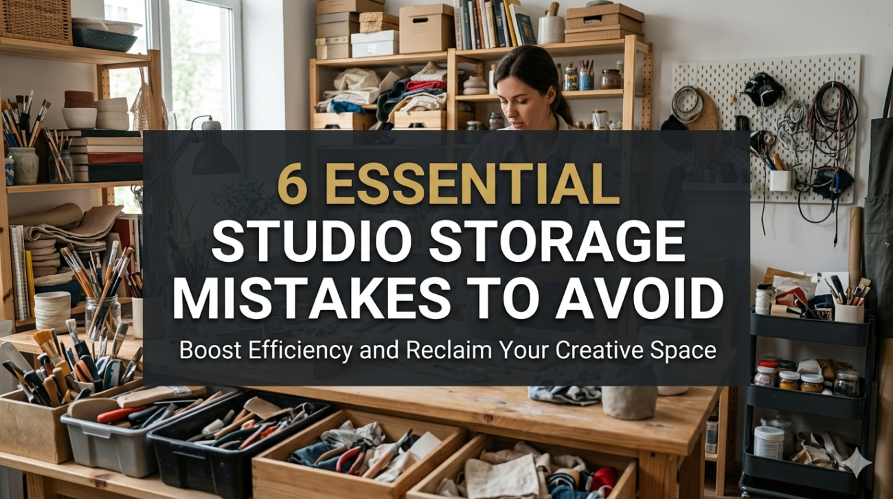 6 essential studio storage mistakes to avoid