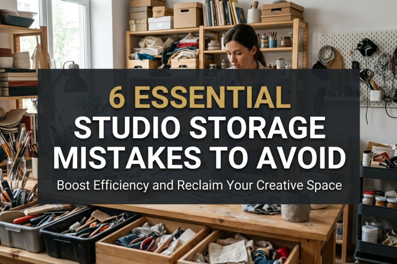 6 essential studio storage mistakes to avoid