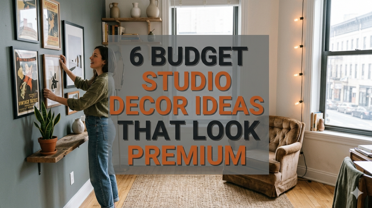 6 Budget Studio Decor Ideas That Look Premium