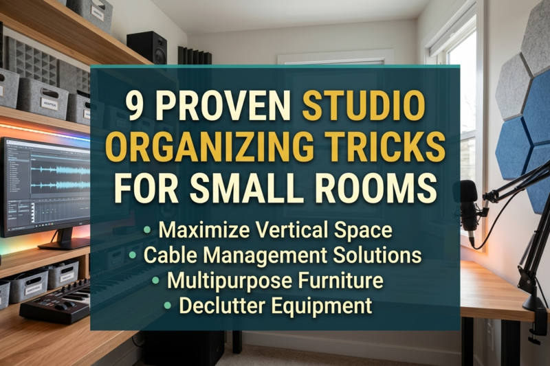 9 Proven Studio Organizing Tricks for Small Rooms
