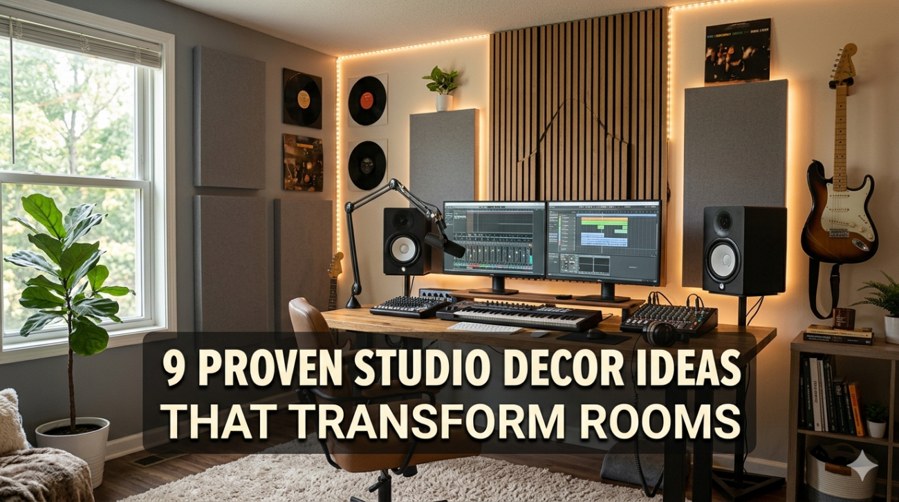 9 Proven Studio Decor Ideas That Transform Rooms