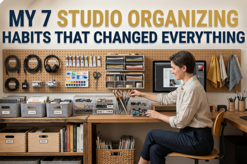 My 7 Studio Organizing Habits That Changed Everything