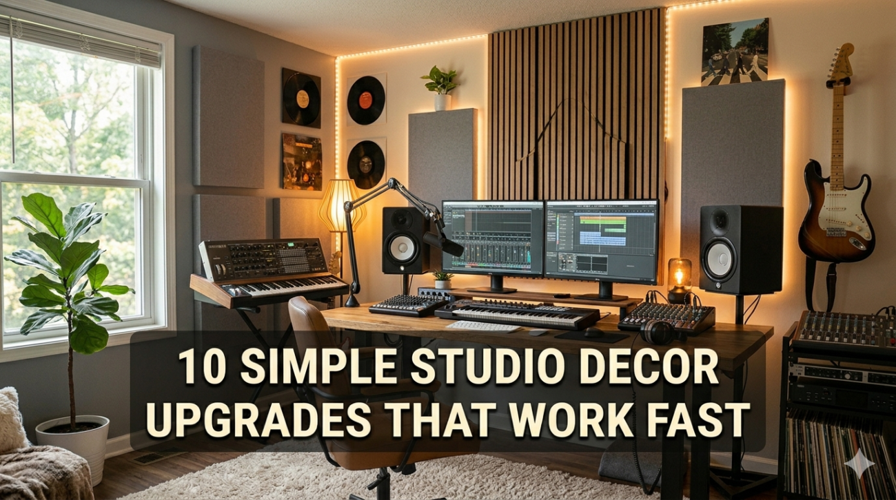 10 Simple Studio Decor Upgrades That Work Fast