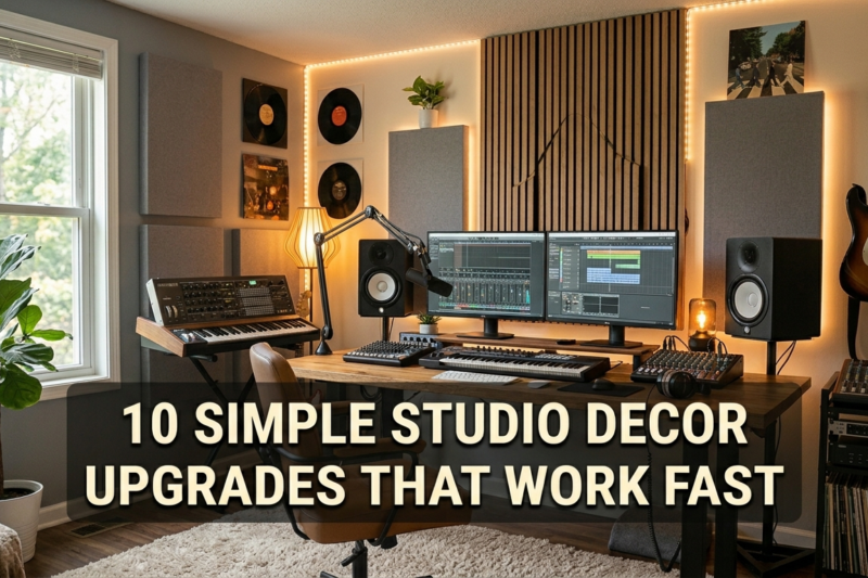 10 Simple Studio Decor Upgrades That Work Fast