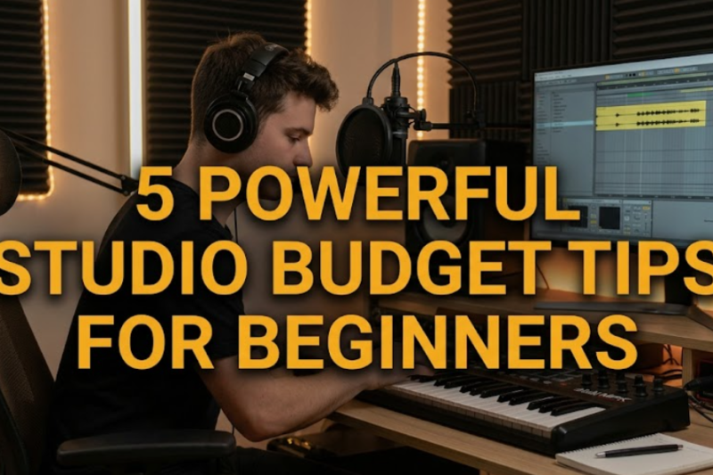 5 powerful studio budget tips for beginners