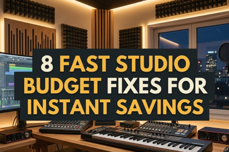 8 Fast Studio Budget Fixes for Instant Savings