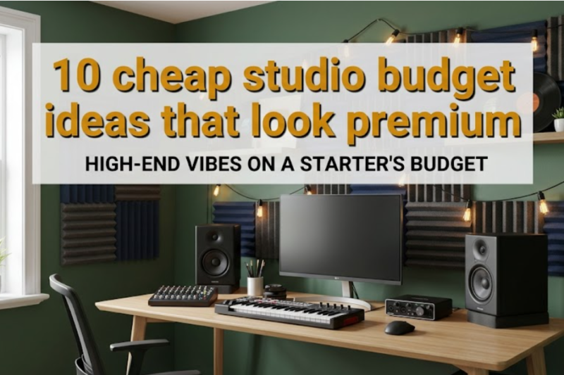 10 cheap studio budget ideas that look premium