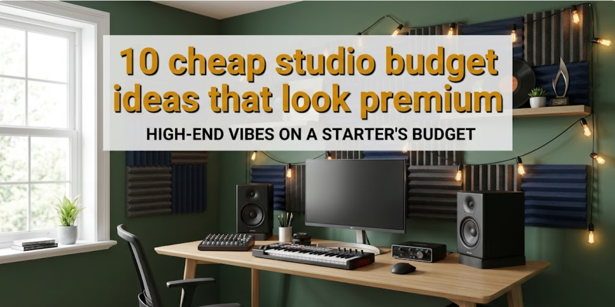 10 cheap studio budget ideas that look premium