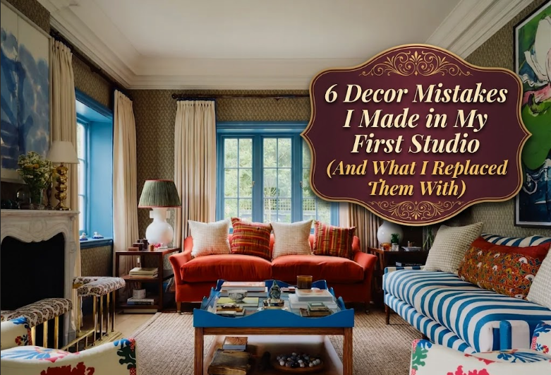 6 Decor Mistakes I Made in My First Studio (And What I Replaced Them With)