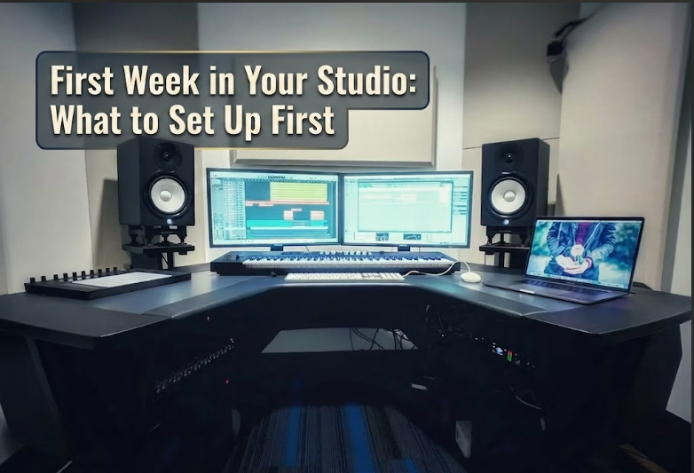 First Week in Your Studio: What to Set Up First