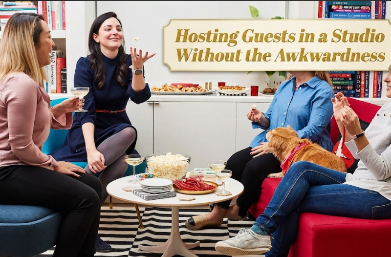 Hosting Guests in a Studio Without the Awkwardness
