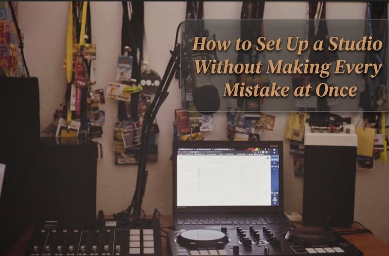 How to Set Up a Studio Without Making Every Mistake at Once