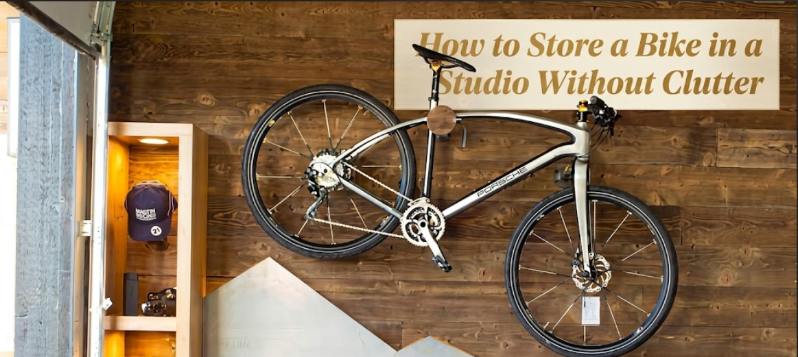 How to Store a Bike in a Studio Without Clutter