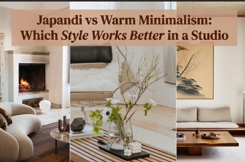 Japandi vs Warm Minimalism: Which Style Works Better in a Studio