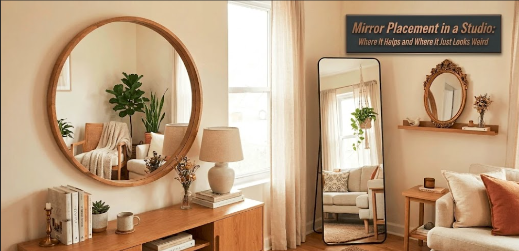 Mirror Placement in a Studio: Where It Helps and Where It Just Looks Weird