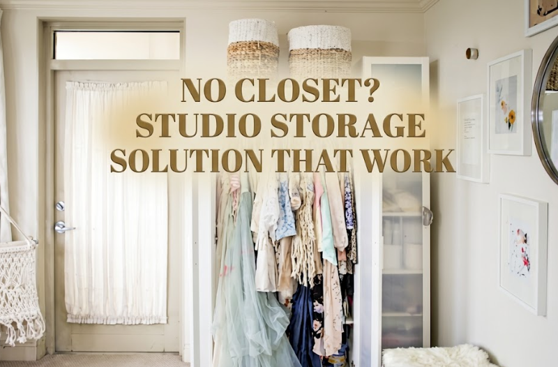 No Closet? Studio Storage Solutions That Work