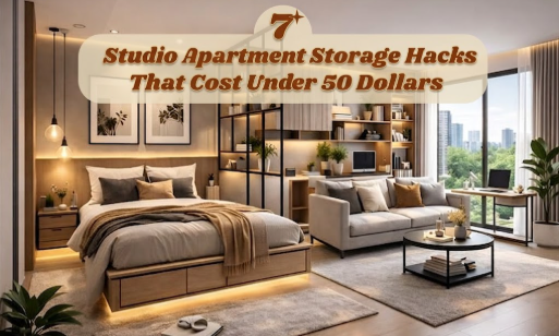 7 Studio Apartment Storage Hacks That Cost Under 50 Dollars