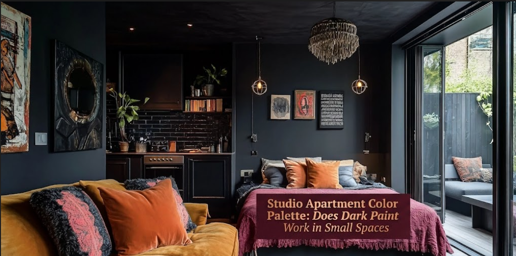 Studio Apartment Color Palette Does Dark Paint Actually Work in Small Spaces