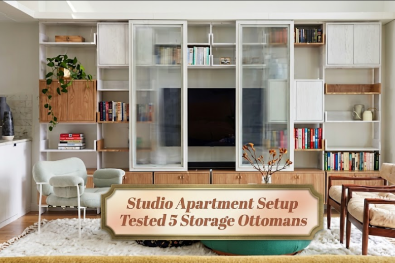 Studio Apartment Setup Tested 5 Storage Ottomans